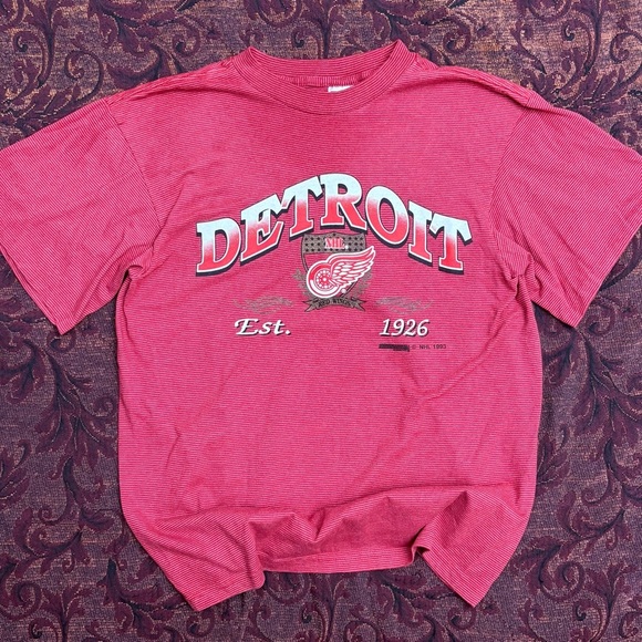 1993 Detroit Redwings Trench Ultra Tee - Picture 1 of 3